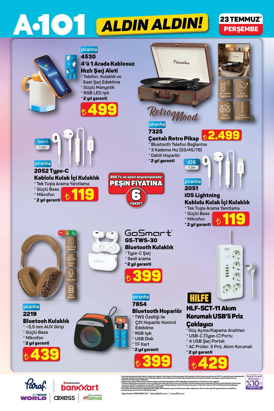 A101 · Aldın Aldın · Bu Hafta · Sayfa 4 (23 Temmuz'dan İtibaren)