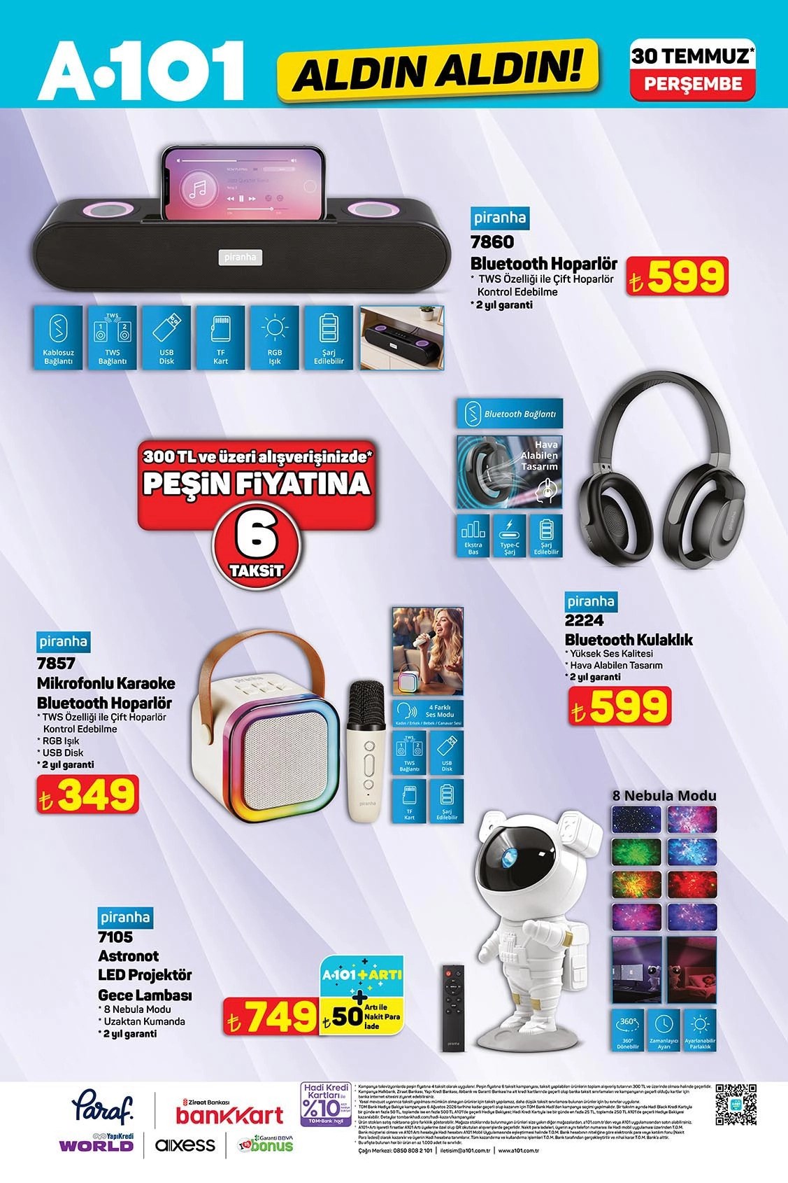 A101 · Aldın Aldın · Gelecek Hafta · Sayfa 5 (30 Temmuz'dan itibaren)