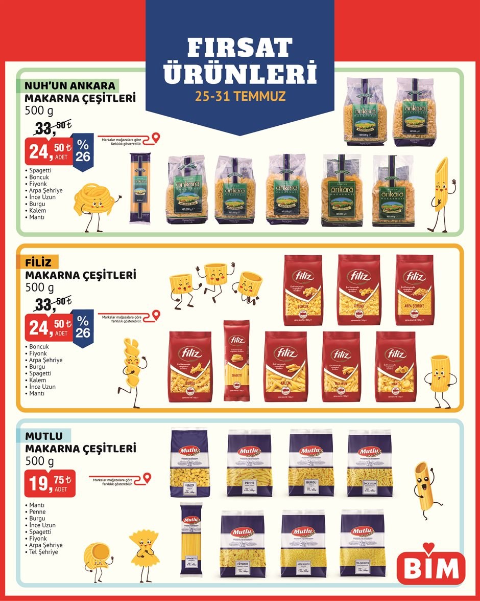 BİM · İndirim · 25-31 Temmuz · Sayfa 2