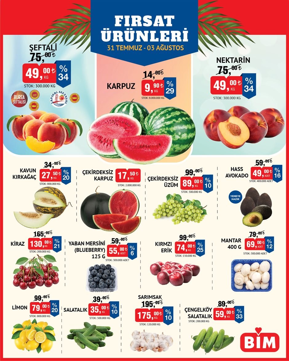 BİM · İndirim · 31 Temmuz-03 Ağustos · Sayfa 2