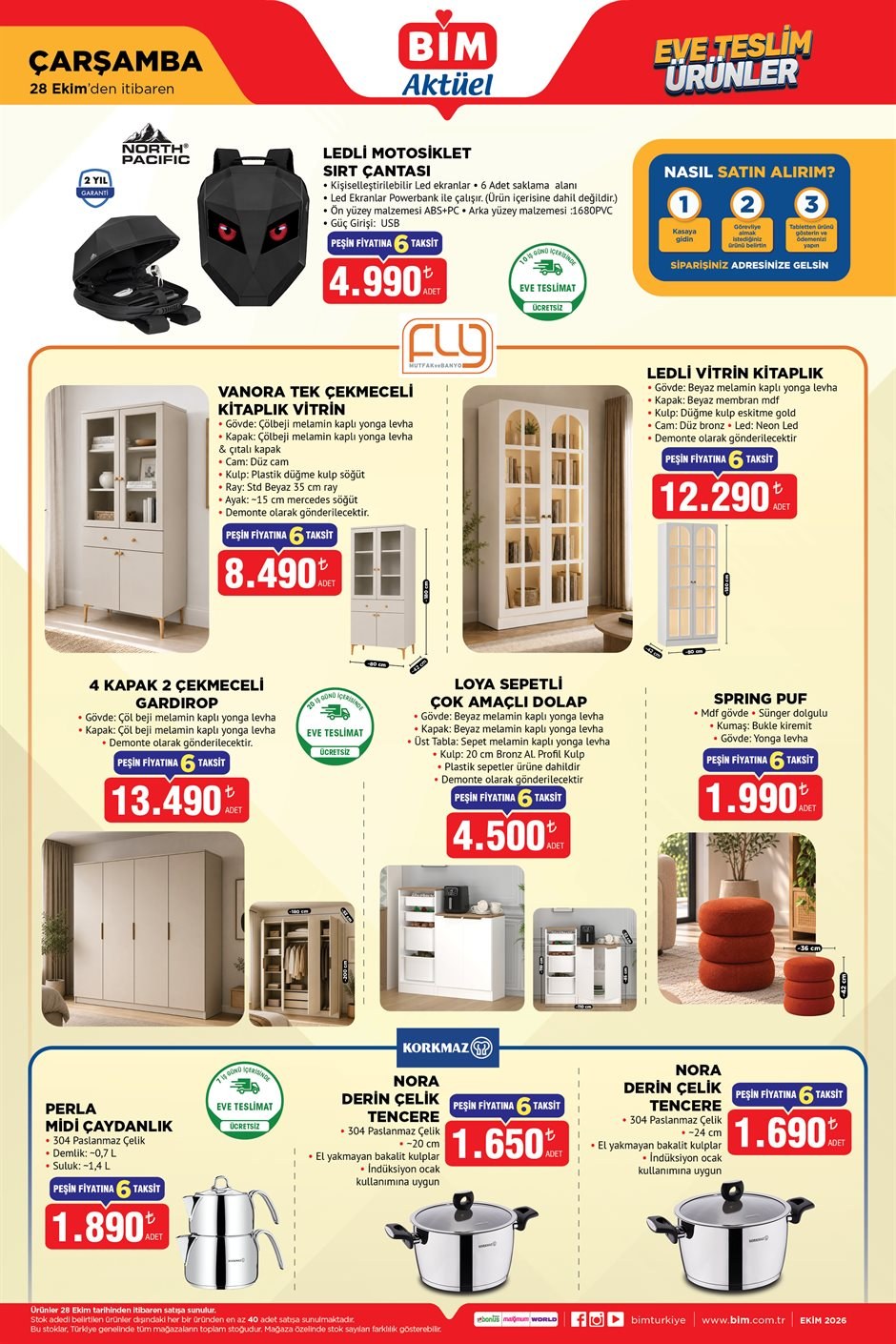 BİM · Aktüel · 28 Ekim Çarşamba