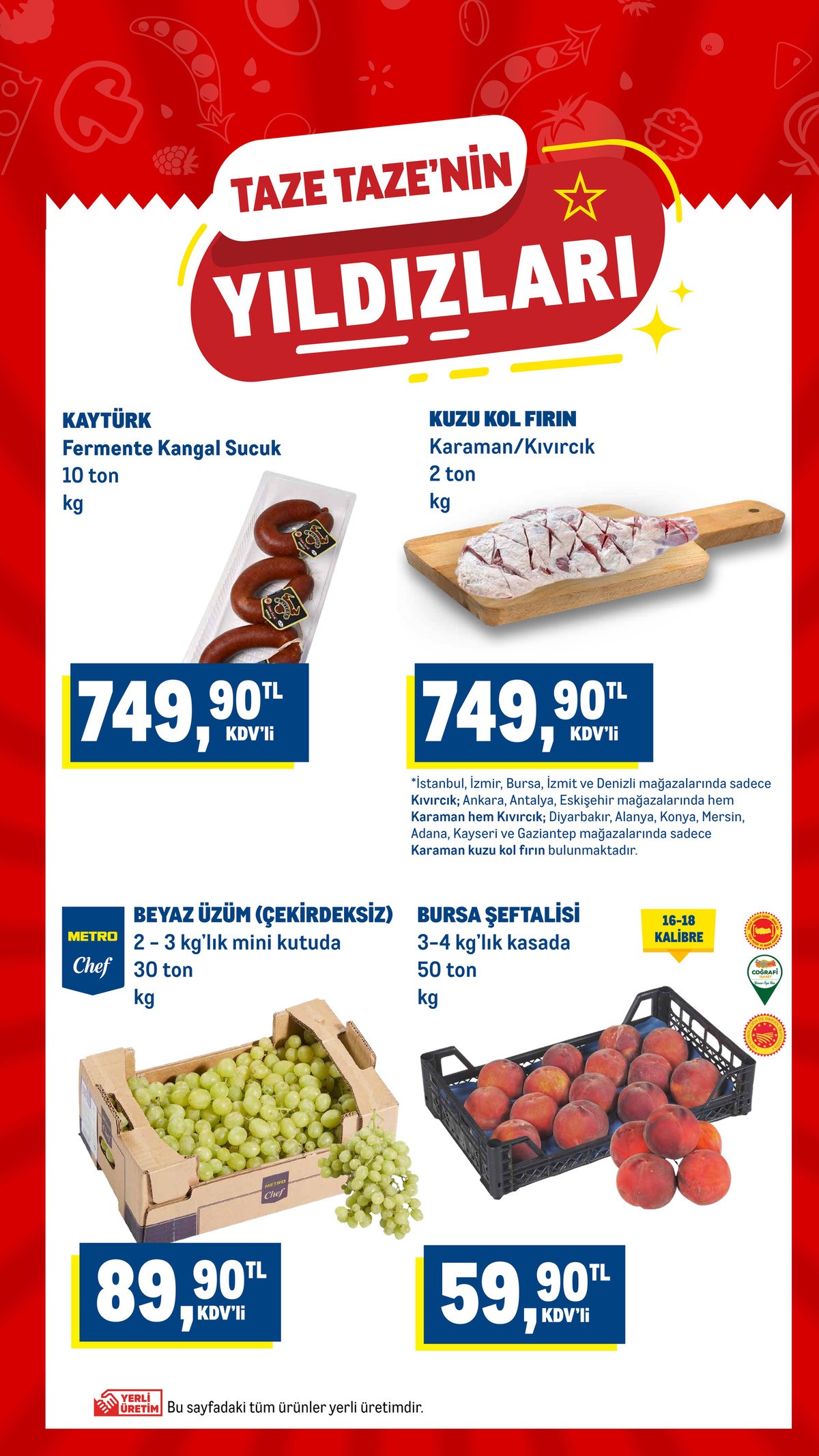 Metro · Taze Ürünler · Sayfa 2
