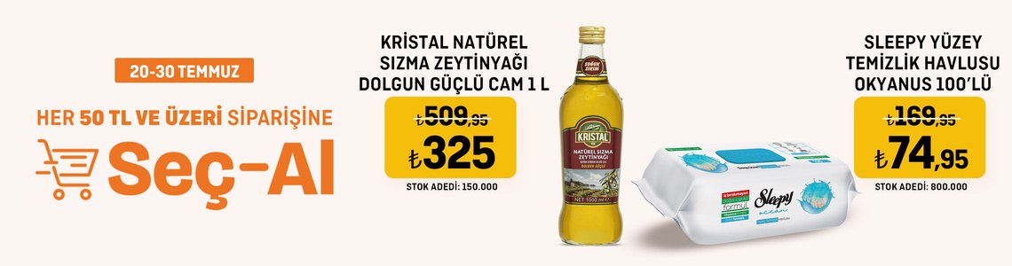 Migros · Seç-Al 20-30 Temmuz 1 · 20.07–30.07 · Sayfa 6