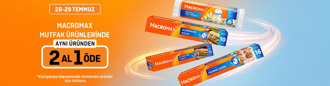 Migros · Seçili Macromax Mutfak Ürünlerinde 2 Al 1 Öde · Sayfa 11