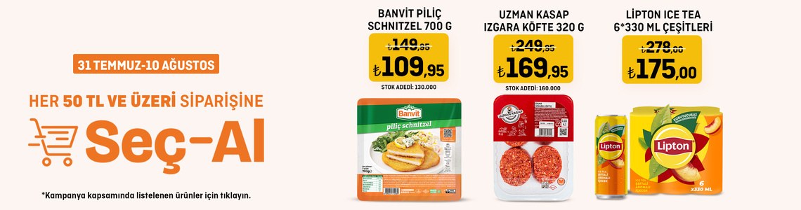 Migros · Seç Al 31 Temmuz - 10 Ağustos · 31.07–10.08 · Sayfa 2