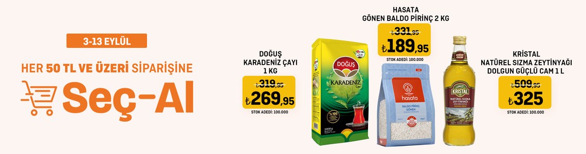 Migros · Seç-Al 3-13 Eylül 1