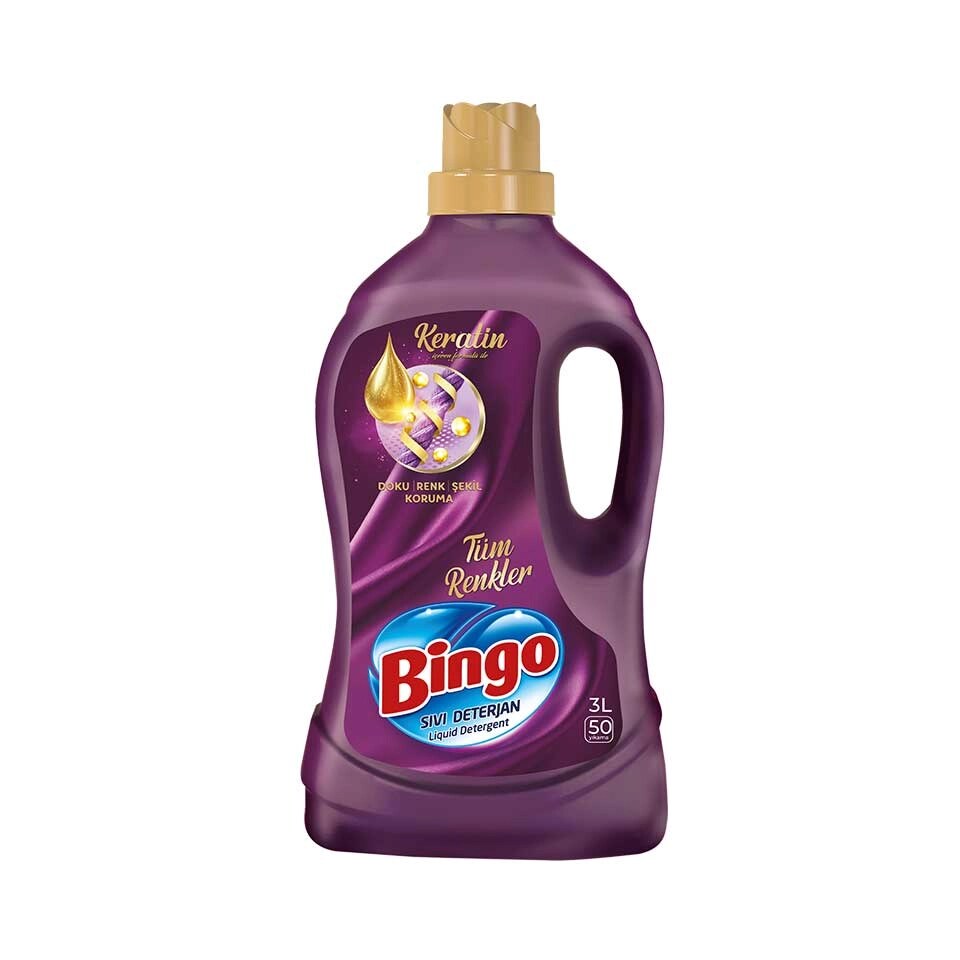 Bingo Tüm Renkler Sıvı Çamaşır Deterjanı 3 L