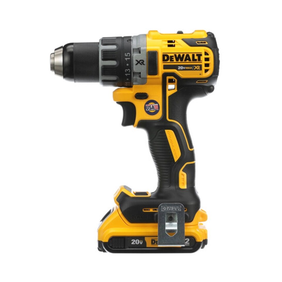 Dewalt DCD791D2-QW 18 V Çift Akülü 2 Ah Kömürsüz Matkap