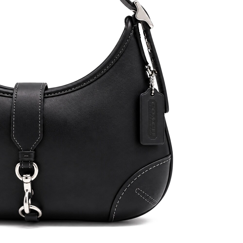 Coach Hamptons Hobo Bag CW642 LH/BLK Kadın Çanta Siyah