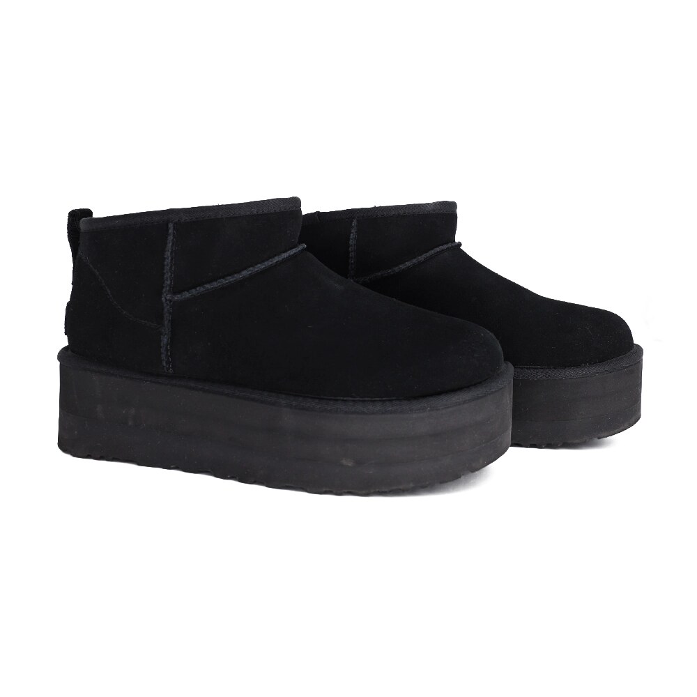 Ugg Classic Ultra Mini Platform 1135092-BLK Kadın Bot Siyah