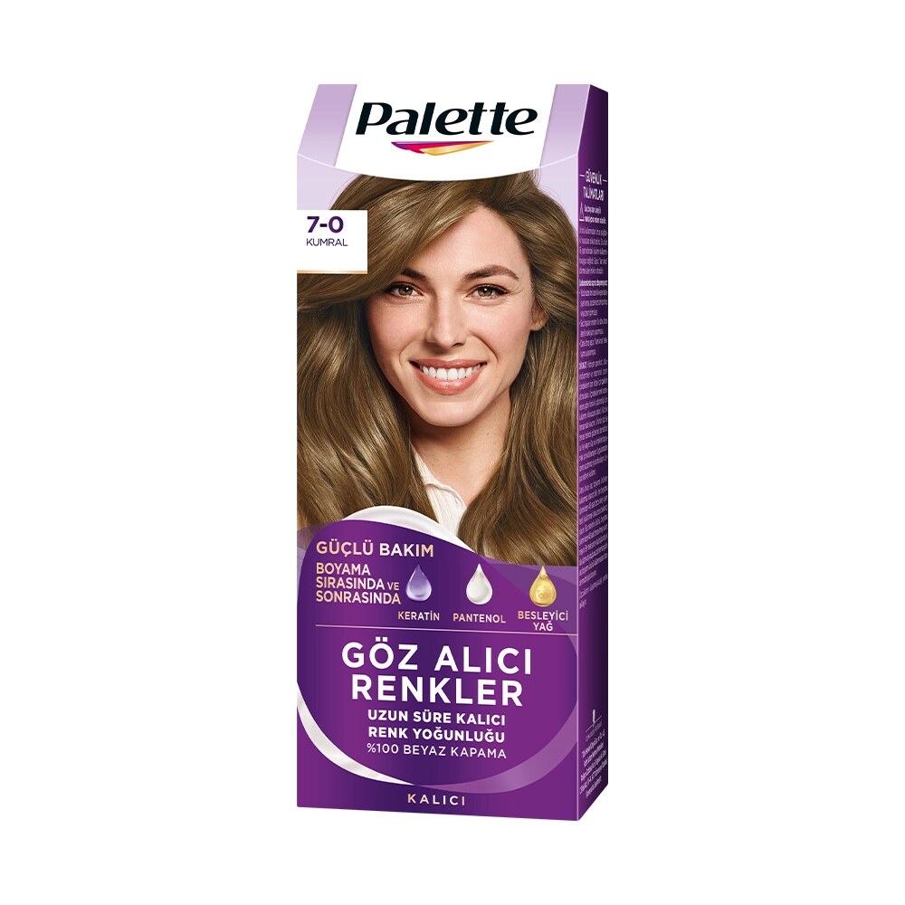 Palette Göz Alıcı Renkler Kumral Saç Boyası 7-0