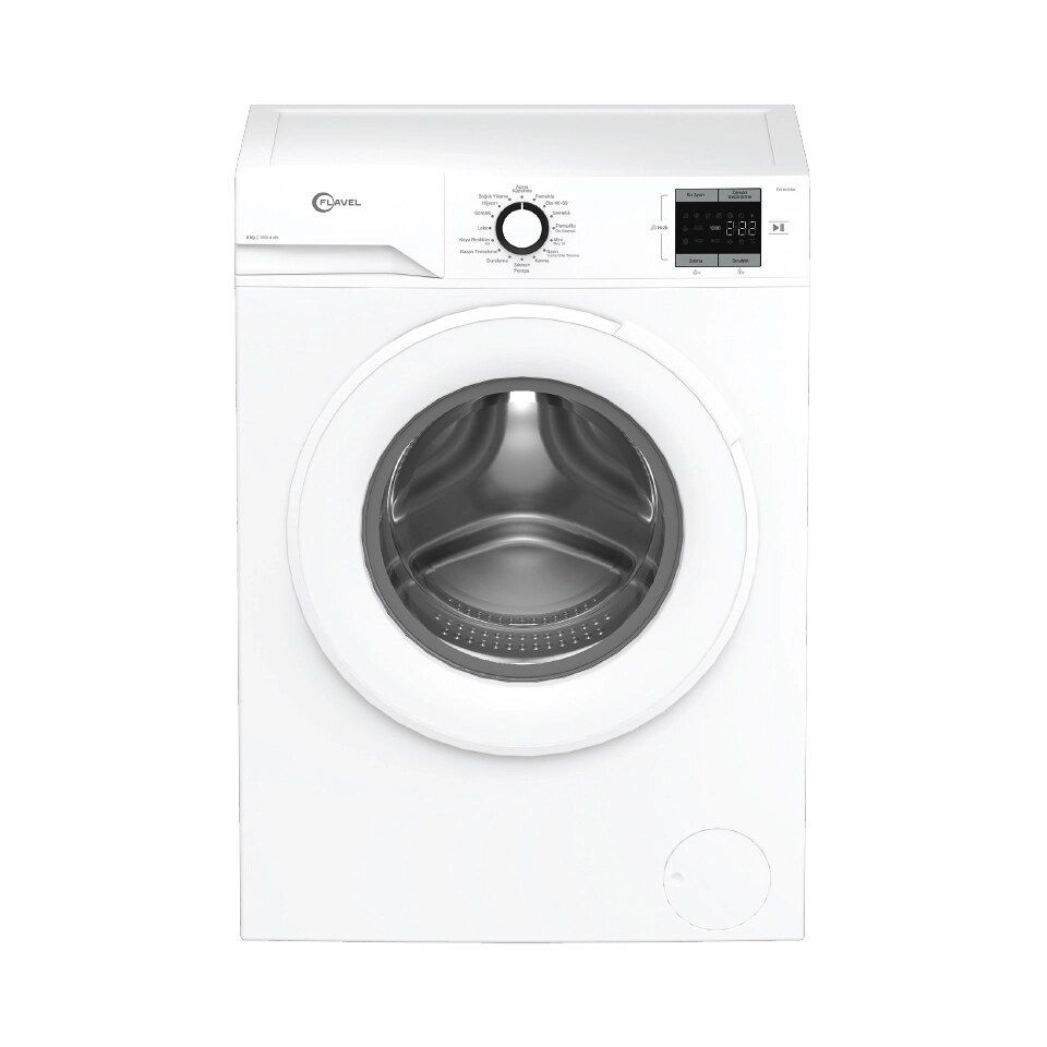 Flavel FLV 810 CM 8 Kg 1000 Devir Çamaşır Makinesi