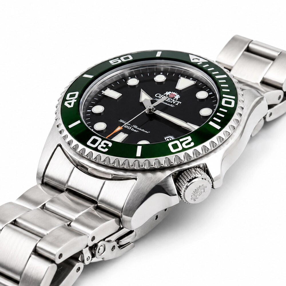 Orient Sports Diver (Mako 43) RA-AC0K02E10B Erkek Kol Saati Yeşil