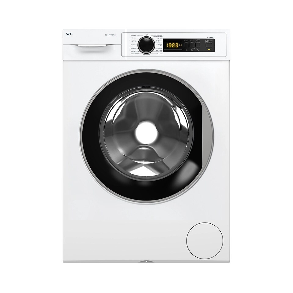 SEG SCM 91M10 INV 9 Kg 1000 Devir Çamaşır Makinesi