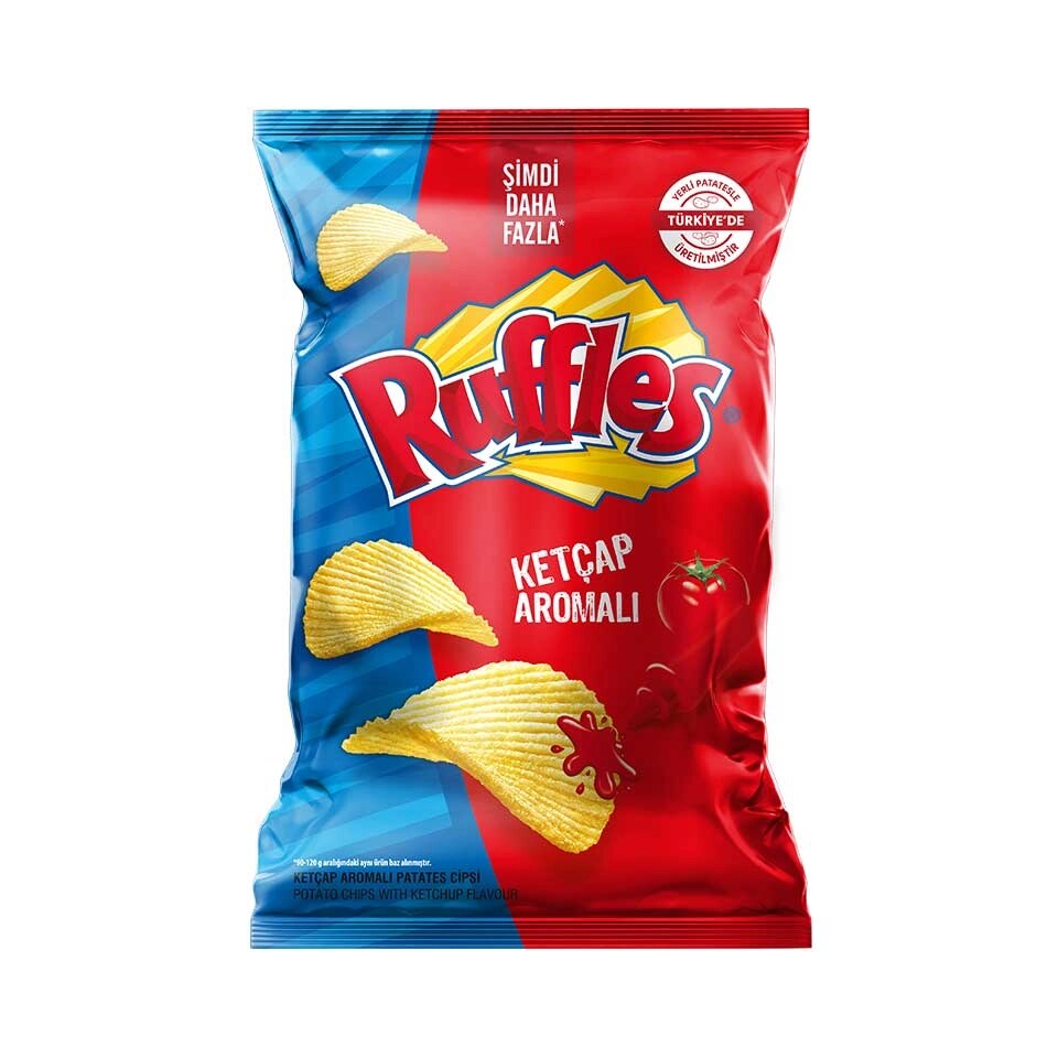 Ruffles Ketçap Aromalı Patates Cipsi 125 G