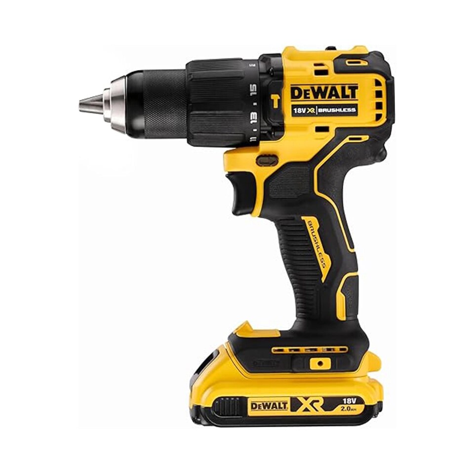 Dewalt DCD709D2T-QW 18/2.0AH Li-Ion Kompakt Kömürsüz Akülü Darbeli Vidalama