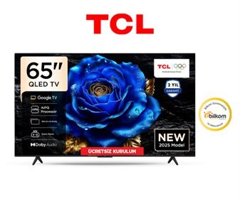 TCL 65 İNÇ 4K  QLED HDR  GOOGLE TV  65T61C