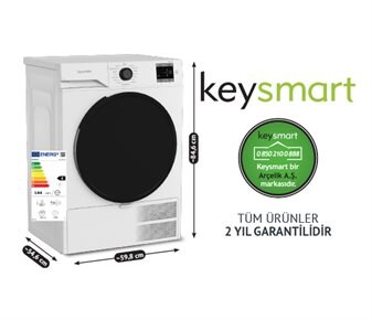 Keysmart 8 KG ÇAMAŞIR KURUTMA MAKİNESİ KEY 80 KM