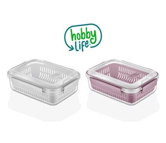 Hobby Life Süzgeçli Saklama Kabı ~2 L