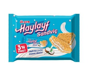 Ülker Haylayf Hindistan Cevizli Kremalı Bisküvi