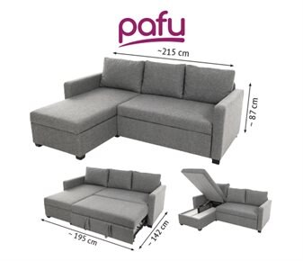 Pafu KADO YATAKLI KÖŞE KOLTUK TAKIMI