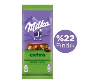 Milka Bütün Fındıklı Tablet Çikolata