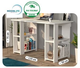 Moonlife HİPO KİTAPLIKLI ÇALIŞMA MASASI
