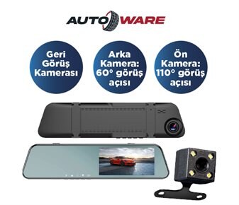 Auto Ware Araç İçi Kameralı Dikiz Aynası