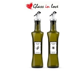 Glass in Love Renkli Cam Yağlık ~500 ml