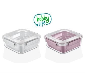 Hobby Life Süzgeçli Saklama Kabı ~2,35 L