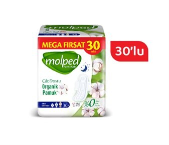 Molped Hijyenik Ped Pure&Soft Gece