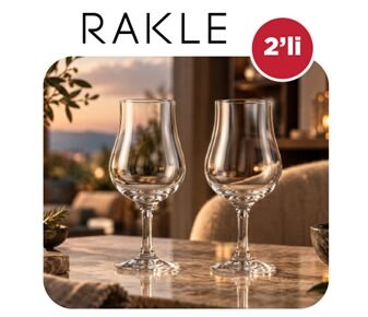 Rakle Kristalin Kahve Yanı Su Bardağı ~100 cc