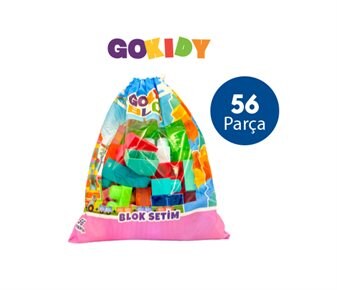 Gokidy Blok Oyuncak Neon ve Pastel Renkler