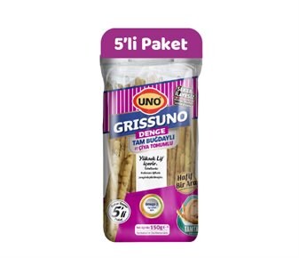 Uno Grissuno Denge Tam Buğdaylı Çiya Tohumlu Grissini