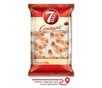 7days Kakao Kremalı Kruvasan