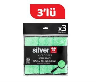 Silver Mikrofiber Bez