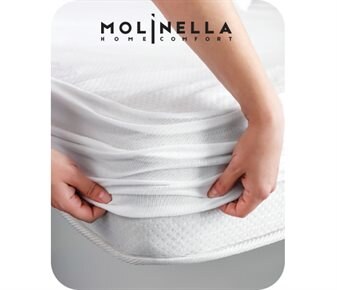 Molinella Tek Kişilik Sıvı Geçirmez Lastikli Alez ~100x200 cm+30