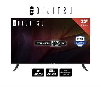 DIJITSU 32 İnç Uydu Alıcılı HD TV 32D22000