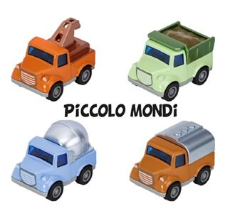 Piccolo Mondi Çek Bırak Renkli Metal Arabalar