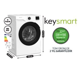 Keysmart 9 KG ÇAMAŞIR MAKİNESİ KEY 910 CM