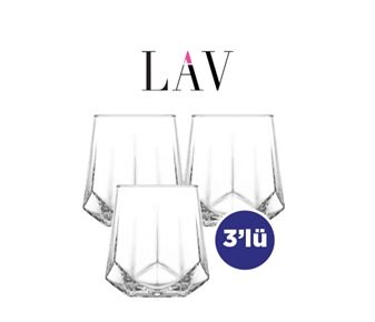LAV 3'LÜ VALERİA SU BARDAĞI