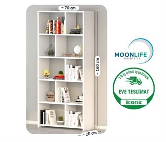 Moonlife LONDON DEKORATİF KİTAPLIK
