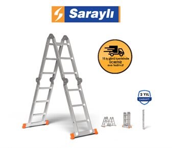 SARAYLI RAYAN ÇOK AMAÇLI MERDİVEN 4X3