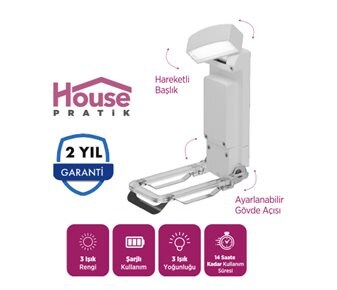 House Pratik Kitap Okuma Işığı Şarjlı HP110