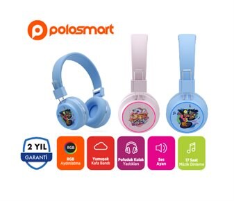Polosmart Kablosuz  Kulak Üstü Çocuk Kulaklık