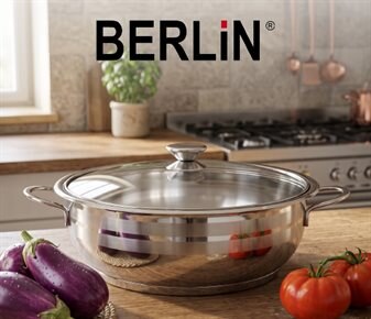 Berlin ÇELİK KARNIYARIK TENCERE