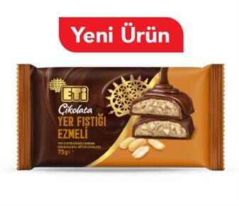 Eti Yer Fıstığı Ezmeli Bol Sütlü Çikolata