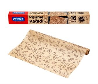 Protex Desenli Pişirme Kağıdı