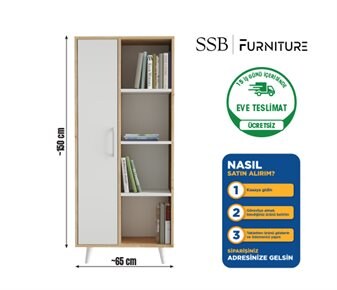 SSB FURNITURE ZEN KİTAPLIK