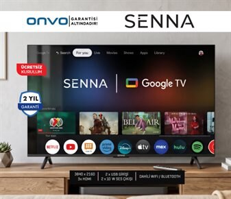 Senna 65 İNÇ FRAMELESS 4K ULTRA HD QLED GOOGLE TV 65UQ9500F